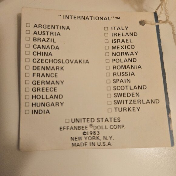 DOLL, TINKERBELL EFFANBEE  VINTAGE "STORY BOOK" COLLECTION - Picture 6 of 10